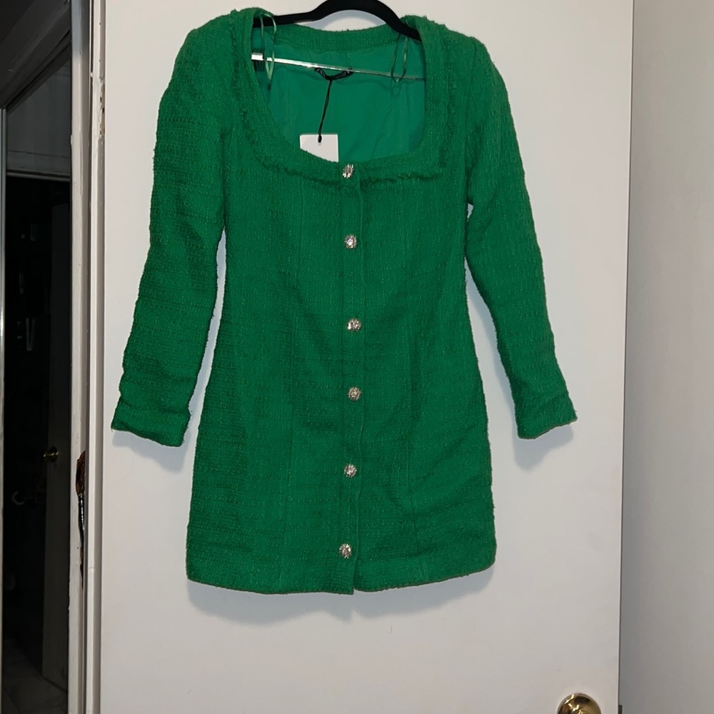 Zara Green Dress